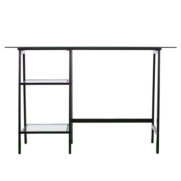 Southern Enterprises Arlow 46-in Black Modern/Contemporary Writing Desk