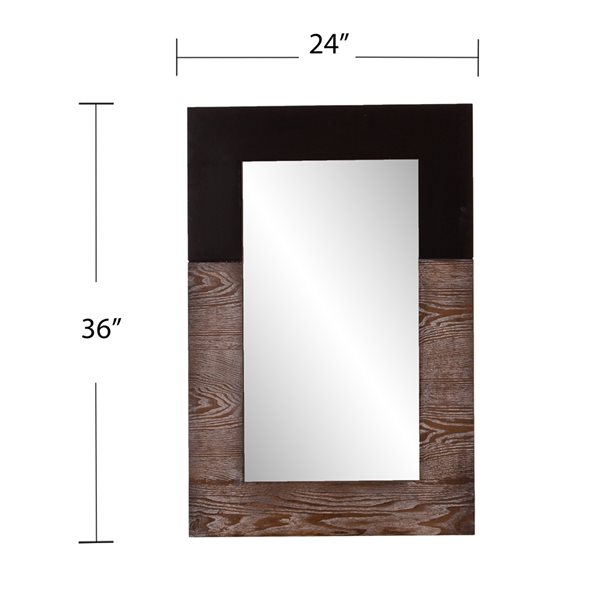 Holly & Martin Wagars 36in L x 24in W Rectangle Black Framed Wall