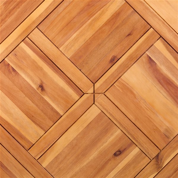 Southern Enterprises Saranik Square Outdoor Coffee Table 32-in W x 32.5-in L