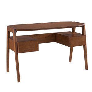 Southern Enterprises Dadna 48.25-in Brown Modern/Contemporary Writing Desk