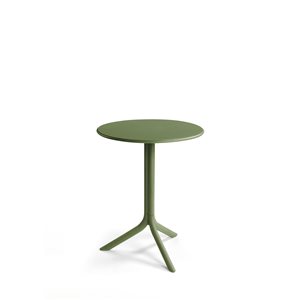 Nardi Spritz Outdoor Bistro Table with Two Bases -Agave