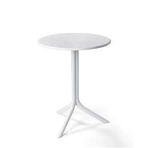 Nardi Spritz Outdoor Bistro Table with Two Bases - Bianco