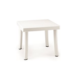 Nardi Rodi 18 in. Square Side Table – White