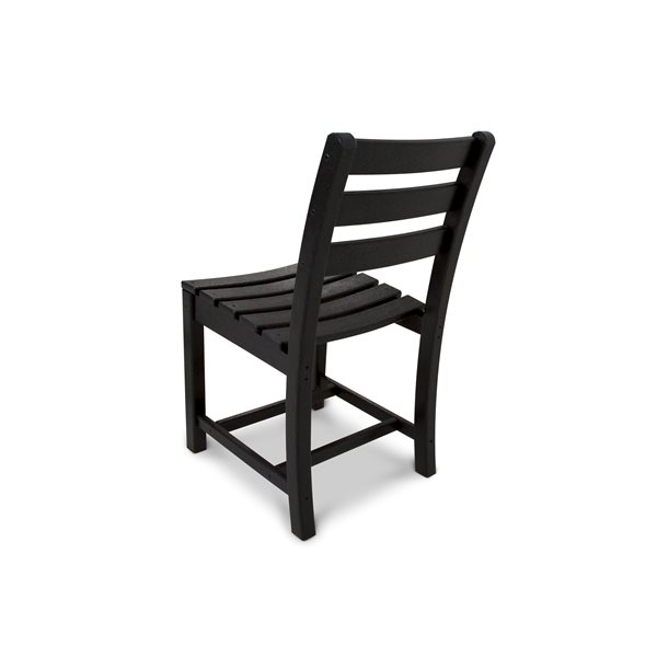 Trex Outdoor Monterey Bay Charcoal-Black Plastic Dining Chair