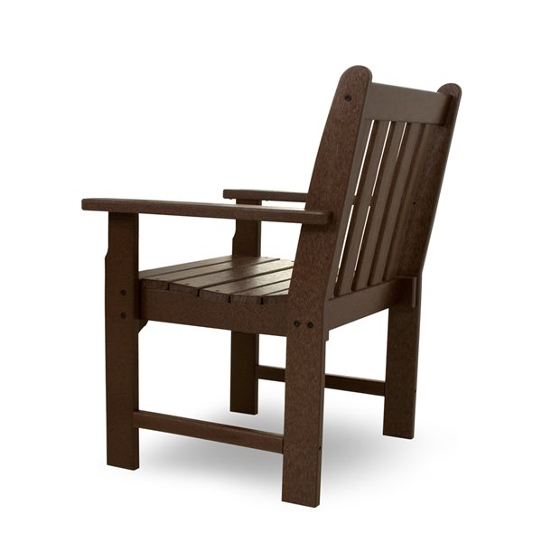 POLYWOOD Vineyard Mahogany Plastic Garden Arm Chair GNB24MA RONA   330950086 AlternateImage1 L 