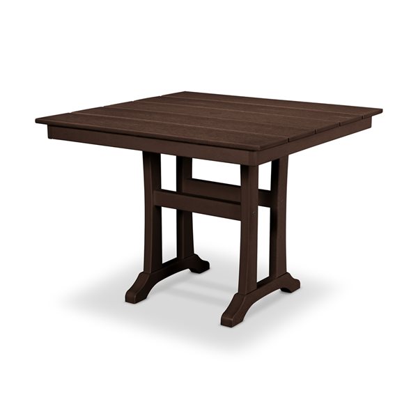 Trex Vintage Lantern Square Dining Table 37.63-in W x 37.5-in L
