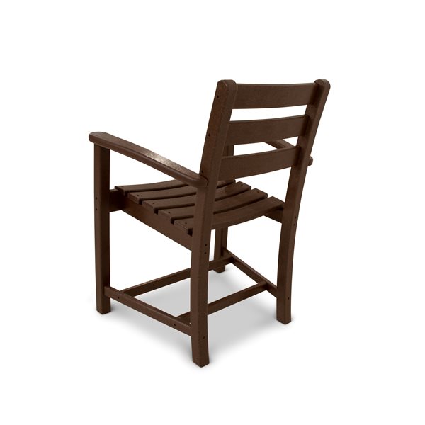 Trex Outdoor Monterey Bay Vintage-Lantern Plastic Dining Arm Chair