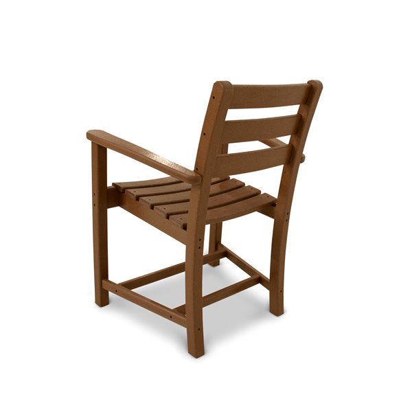 Trex Outdoor Monterey Bay Tree-House Plastic Dining Arm Chair