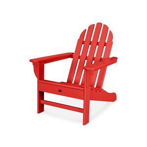 Trex Outdoor Cape Cod Sunset-Red Plastic Adirondack Chair