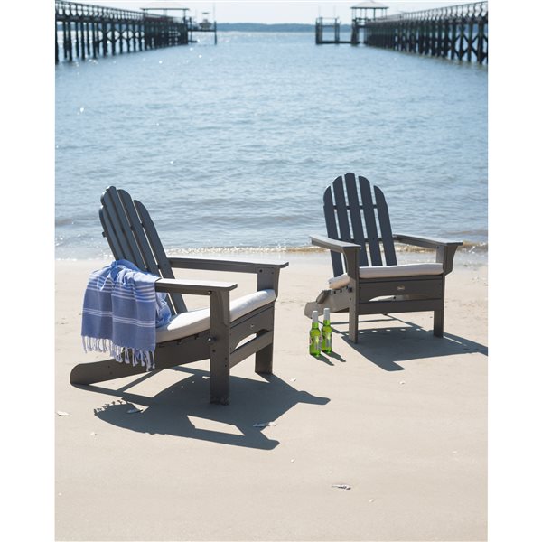 Trex Outdoor Cape Cod Stepping-Stone Plastic Folding Adirondack Chair