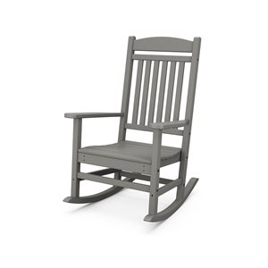 Trex Outdoor Seaport Stepping-Stone Plastic Porch Rocking Chair