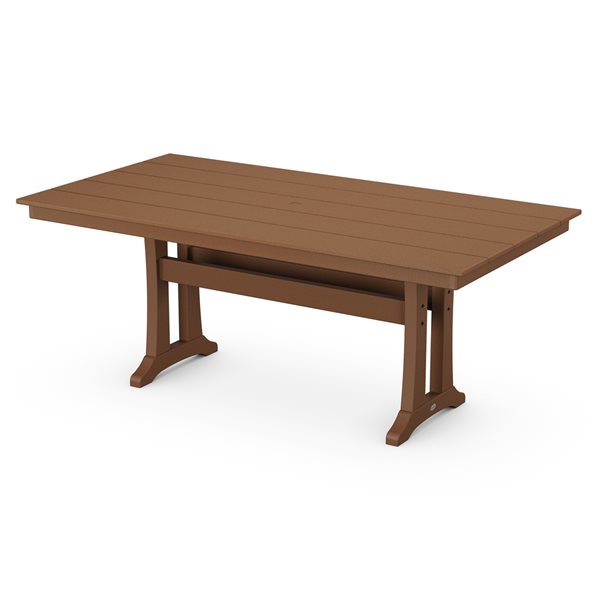 polywood dining table with umbrella hole