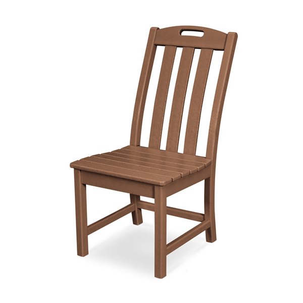 Trex Outdoor Yacht Club Tree-House Plastic Dining Chair