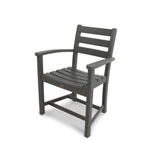 Trex Outdoor Monterey Bay Stepping-Stone Plastic Dining Arm Chair