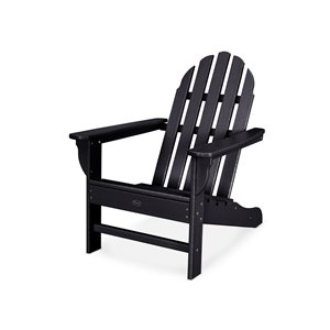 Trex Outdoor Cape Cod Charcoal-Black Plastic Adirondack Chair