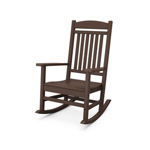 Trex Outdoor Seaport Vintage-Lantern Plastic Porch Rocking Chair