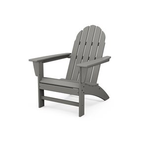 Trex Outdoor Seaport Stepping-Stone Plastic Classic Adirondack Chair