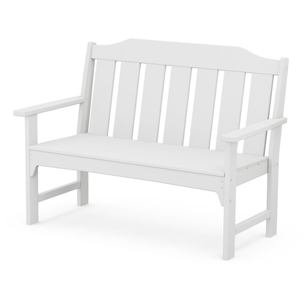 allen + roth Oakport 48-in x 36-in White Lumber Bench