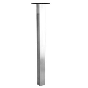 Richelieu 40-in Square Leg with Levelling Glide - Stainless Steel