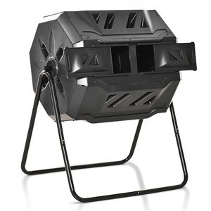 Outsunny 191-L (42-gal.) Plastic Rotating Composter