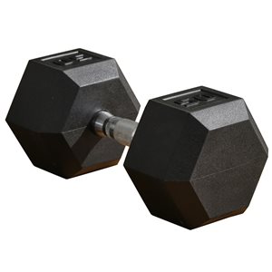 Soozier 50-lb Black Fixed-Weight Dumbbell