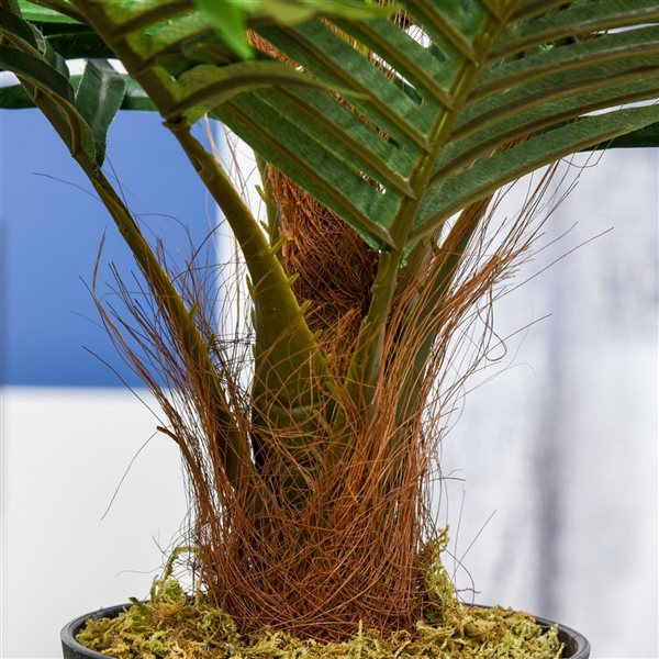 Palmier tropical artificiel Outsunny de 23,5 po en pot, vert