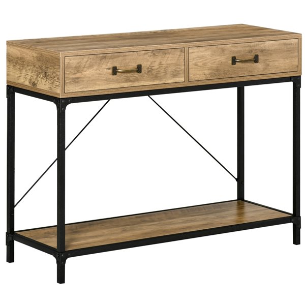 HomCom Particle Board Modern Console Table