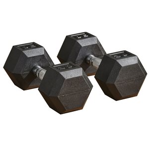 Soozier 30-lb Black Fixed-Weight Dumbbell Set - 2-Piece