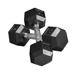 Soozier 12-lb Black Fixed-Weight Dumbbell Set - 2-Piece