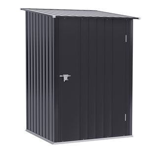 Outsunny 41 x 39-in Galvanized Steel Storage Shed