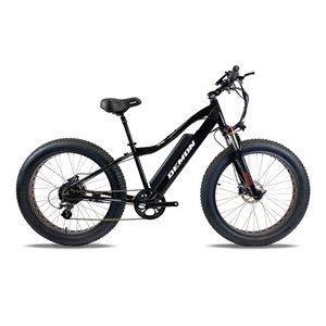 Demon Thunderbolt SL Black 26 In. Fat Tire E-bike