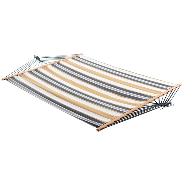 Vivere Desert Moon Cotton Double Hammock with Wood Spreader Bar