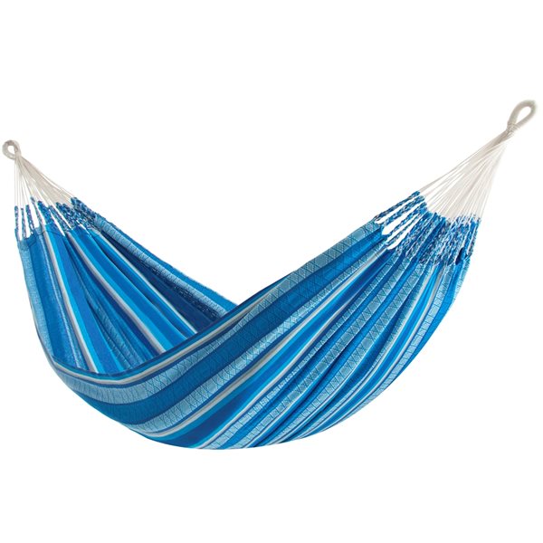 Vivere Azul Cotton Double Hammock