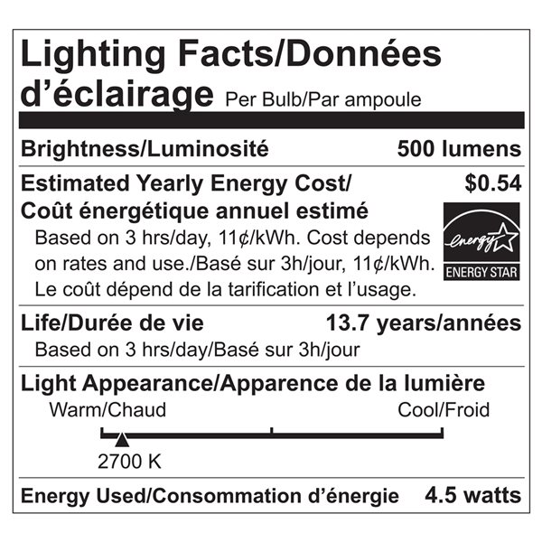 Luminus 60 Watt Equivalent ST19 Dimmable Filament Bulb 2700K Warm White (6-Pack)