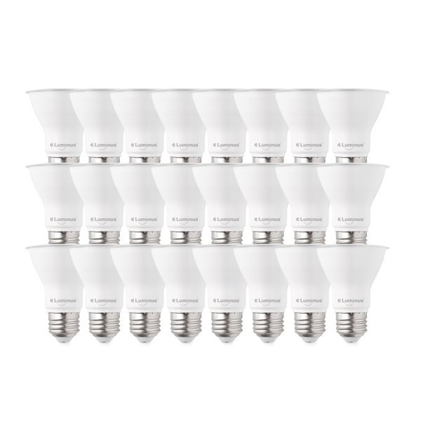 Ampoule à DEL PAR20 faisceau étroit 50W réglable 3000K blanc brillant par  Luminus, paquet de 6 PLYC3213-CS