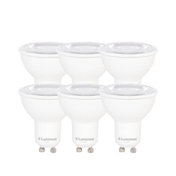 SETEN 6-Pack GU10 Dimmable LED Bulbs 6W (Equivalent 50W
