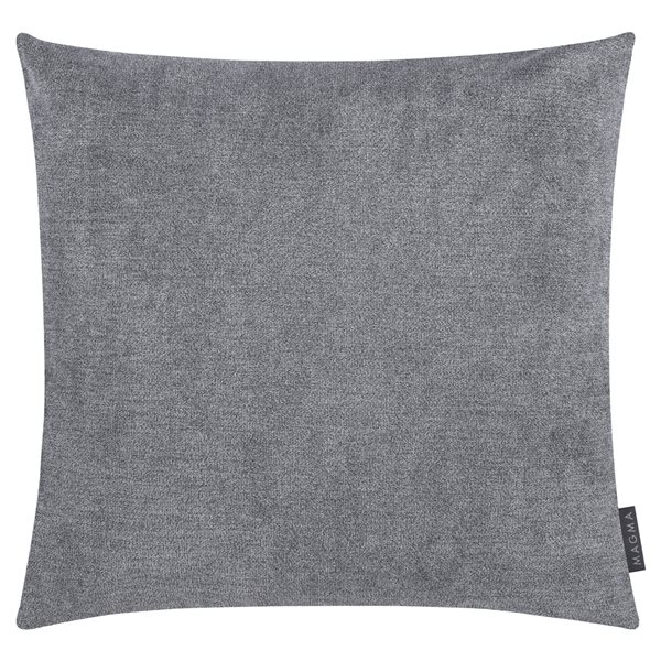 Coussin décoratif carré gris anthracite de 20 po x 20 po Alfa par Gouchee Home