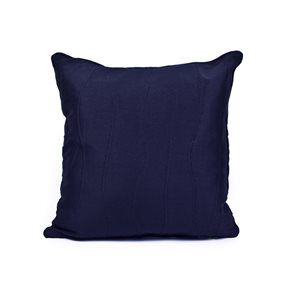 Gouchee Home Flo 18-in x 18-in Square Navy Throw Pillow