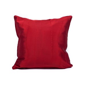 Gouchee Home Flo 18-in x 18-in Square Red Throw Pillow