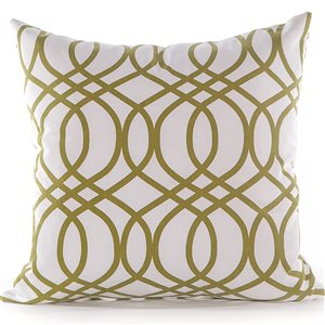 Gouchee Home Disco 20-in x 20-in Square Lime Throw Pillow