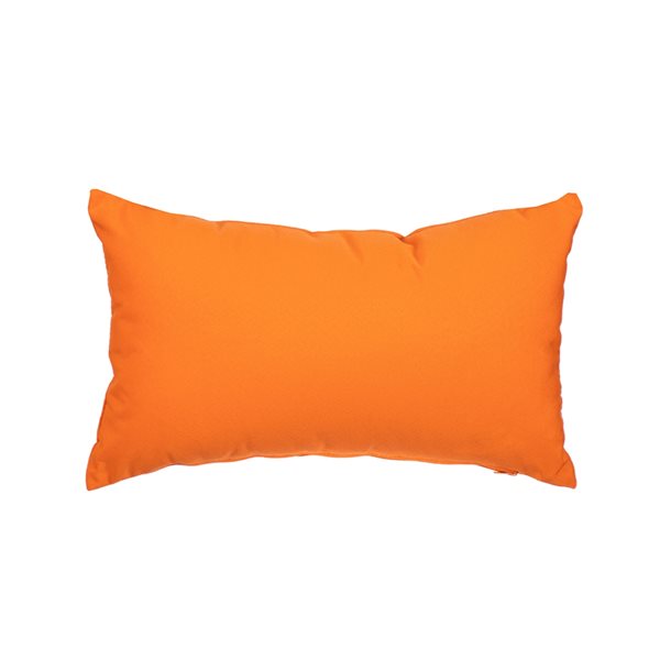 Gouchee Home Soleil 12-in x 20-in Rectangular Orange Throw Pillow