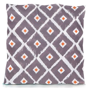 Gouchee Home Diamond 20-in x 20-in Square Charcoal Throw Pillow