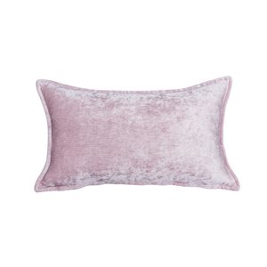 Gouchee Home Nicole 12-in x 20-in Rectangular Lilac Throw Pillow