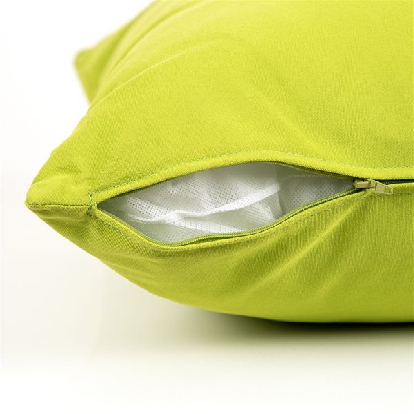 Gouchee Home Soleil 12-in x 20-in Rectangular Green Throw Pillow