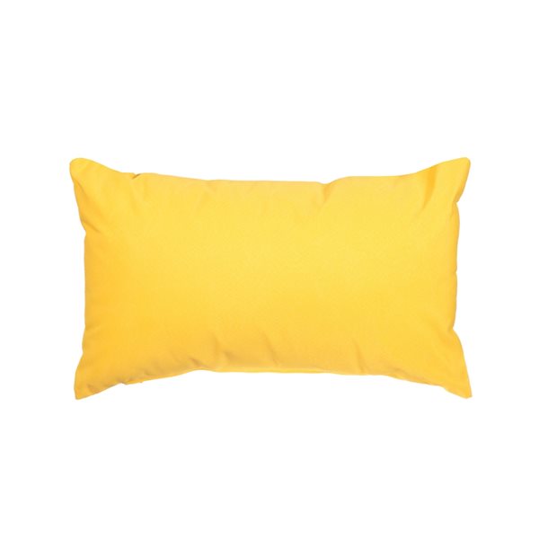 Gouchee Home Soleil 12-in x 20-in Rectangular Yellow Throw Pillow