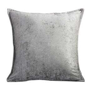 Gouchee Home Mejest 18-in x 18-in Square Silver Throw Pillow