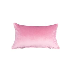 Gouchee Home Rana 12-in x 20-in Rectangular Pink Throw Pillow