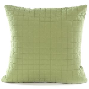 Gouchee Home Grid 18-in x 18-in Square Lime Throw Pillow