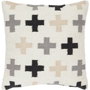 Gouchee Home Kai 18-in x 18-in Square Natural Throw Pillow