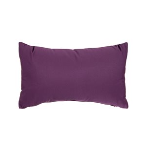 Gouchee Home Soleil 12-in x 20-in Rectangular Purple Throw Pillow